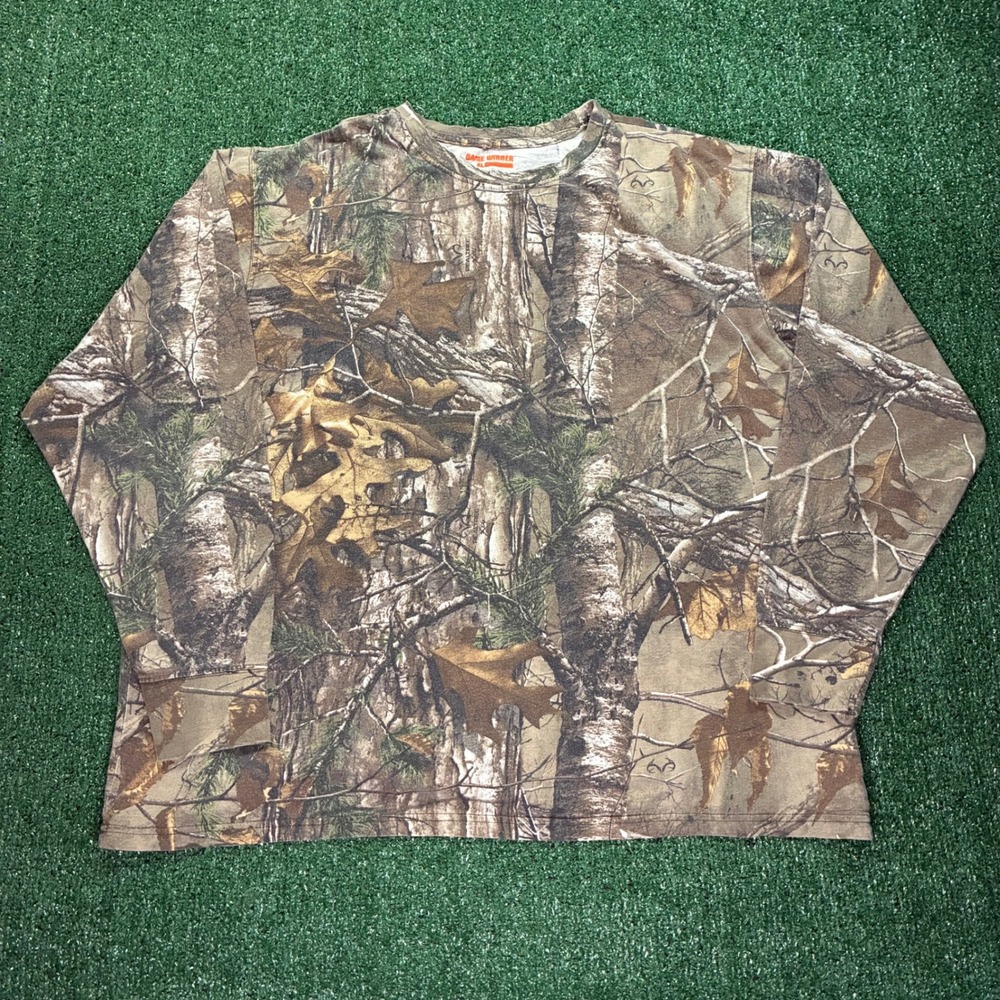Y2K 2000's Game Winner Camo Long Sleeve T-shirt